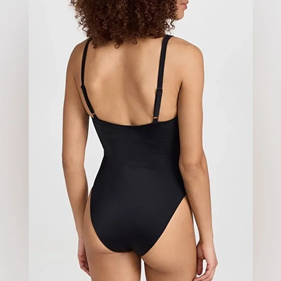 ONIA Sylvie One Piece Bathing Suit Black NWT - Picture 5 of 9